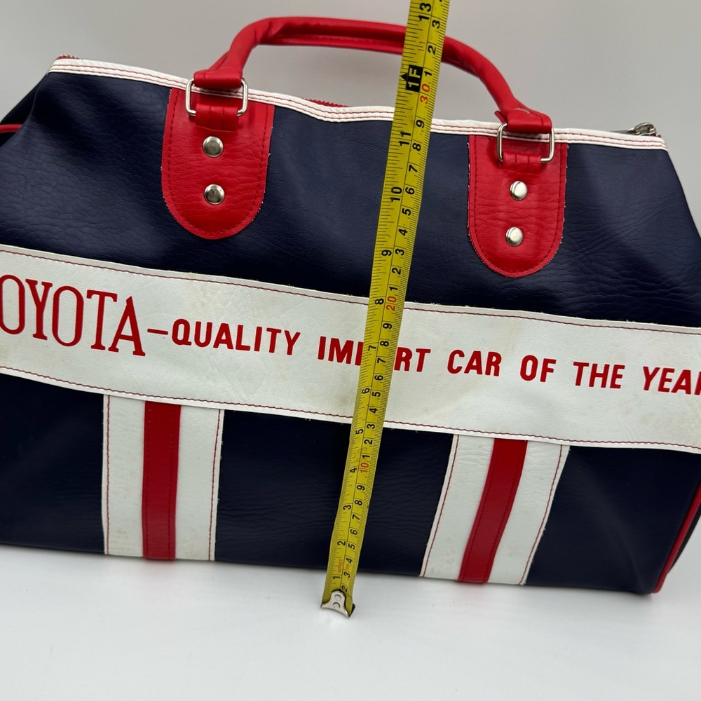 Vintage Toyota Navy and Red Tote Bag - Picture 8 of 10
